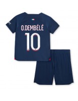 Paris Saint-Germain Ousmane Dembele #10 Kotipaita Lasten 2023-24 Lyhythihainen (+ shortsit)